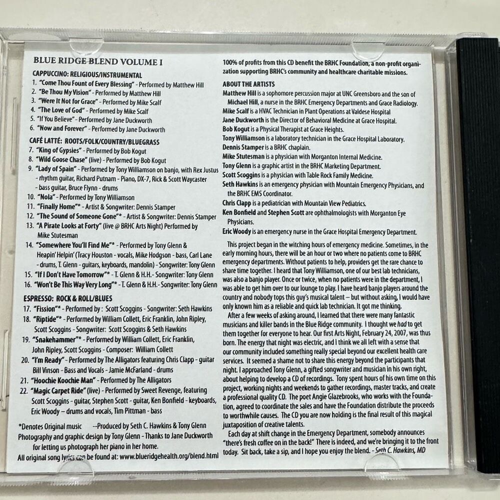 Blue Ridge Blend - An Eclectic Collection from the Blue Ridge Community ( CD ) - Picture 6 of 8